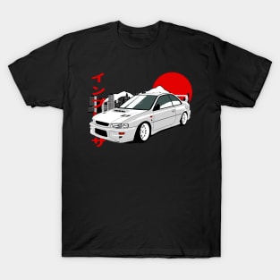 Subaru Impreza GC8 Retro Style T-Shirt